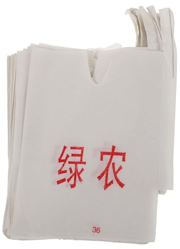 Abaodam 200 Piezas Bolsas Protectoras para Frutas Impermeables para Árboles Cítricos y Tomates Cubiertas Resistentes al Frío para Huertos y Jardín Funda de Papel Transpirable para