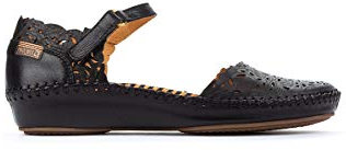 Pikolinos Zapatos semiabiertos en Cuero P. Vallarta para Señora Color Black