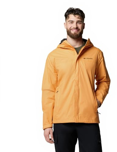 Columbia Watertight 2 Jacket, Chaqueta impermeable para la lluvia Hombre, Koi, M