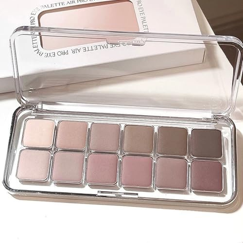 Nude Eyeshadow Palette Brown Nude Pink Eye Shadows Palette For Women Waterproof Full Matte Eyeshadow Make-Up Palettes Long Lasting Highly Pigmented Blendable Pink Eyeshadows
