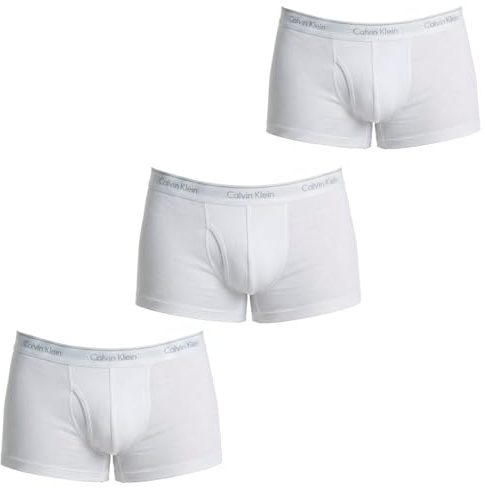 Calvin Klein Lot de 3 Boxers Courts Classiques en Coton pour Homme NB4002A