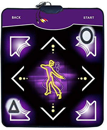 Lot de 32 tapis de danse pour jeux TV et yoga - Antidérapant - Pour l'éducation de la danse (comme illustré, taille unique)