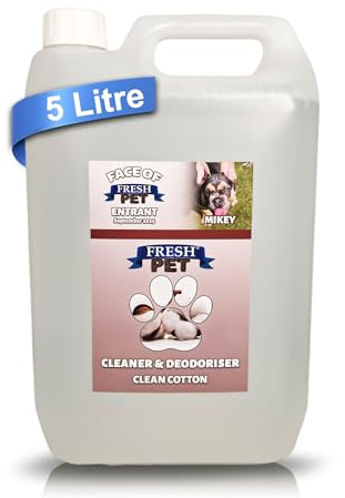 Fresh Pet Kennel/Cattery Disinfectant and Deodoriser - 5L (CLEAN COTTON)