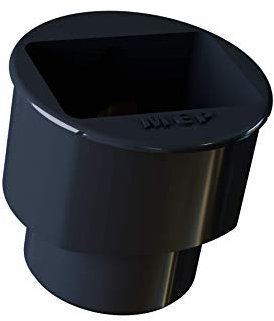 Adaptateur tuyau d'évacuation pour tuyau de descente rectangulaire (Anthracite)