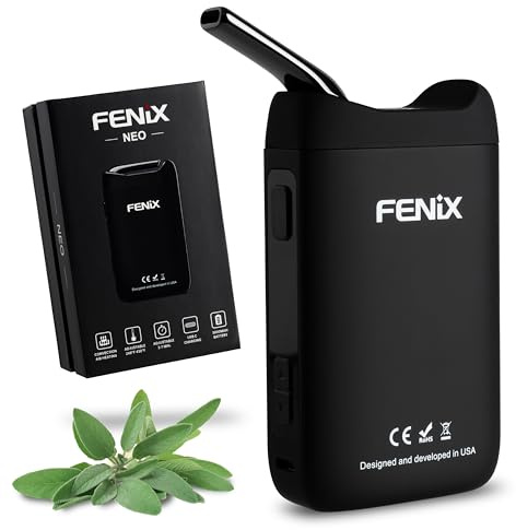 FENiX NEO Premium Vaporizzatore | 100% convezione | USB-C | Camera in titanio | Nuova tecnologia di raffreddamento brevettata e bocchino in ceramica | Gamma di temperatura 120-221 °C