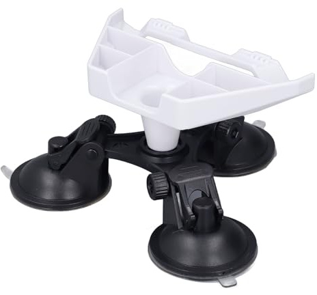 Mini Sugkoppsfäste, Mini Bilfäste, Mini Taksugfäste med 1/4 Tums Mutteradapter för Bil, Husbil, Yacht