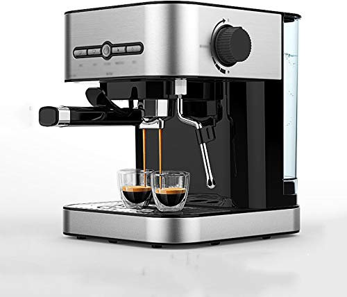 Cafetera expreso con espumador de Leche Integrado, cafetera con Sistema de presión, cafetera doméstica