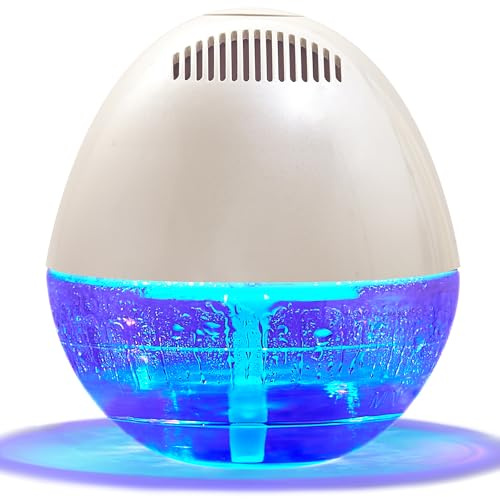 ap airpleasure Water-Based Purifier Air Washer, Variable Speed Air Washer Aroma Diffuser with 7 Color 12 LED Night Light, Aroma Fresher Small Air Cleaner, Air Revitalizer & Freshener for Home, Office