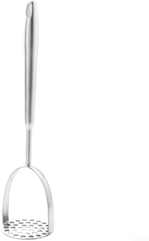 Schiacciapatate ergonomico in acciaio inossidabile resistente alla ruggine per una preparazione liscia della purea, facile da pulire e progettato per uso in cucina a lungo termine (coda appuntita)