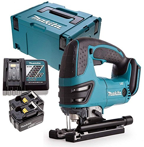 Makita DJV180Z 18V LXT li-ion Jigsaw with 2 x 3Ah Batteries, Charger & Case