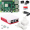 Raspberry Pi 4 4GB Starter-Set | 64GB SD Karte | USB-C Netzteil 15W | Gehäuse | 4K Micro HDMI Kabel | Kühlkörper Set | Raspberry Pi 4 Model B 4GB RAM