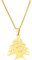 YUANYIRAN Wappen Des Libanon Karte Anhänger Halskette – Ethno-Stil Tuliban Glänzend Hohl Unisex Paar Karte Schlüsselbeinkette Patriotische Flagge Hip Hop Charm Schmuck,Gold,50Cm/19.6 In