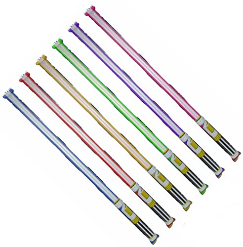 Quickdraw 36 x Inflatable Lightsaber 70cm Self Inflating Light Sabre Sticks Party Balloon Sword Toy for Kids