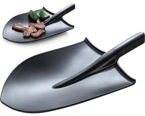 Luxylei Design-Teller Im Europäischen Stil, Gefrostetes Porzellan, Schaufeln, Geschirrteller Für Camping, Grill, Sushi