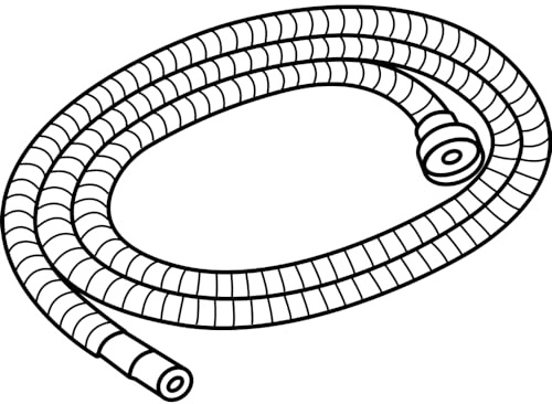 FRANKE 133.0619.018 Brauseschlauch Nylon, DN8 G1/2 Zoll M14, Länge 1600 mm/Armaturen Ersatzteil