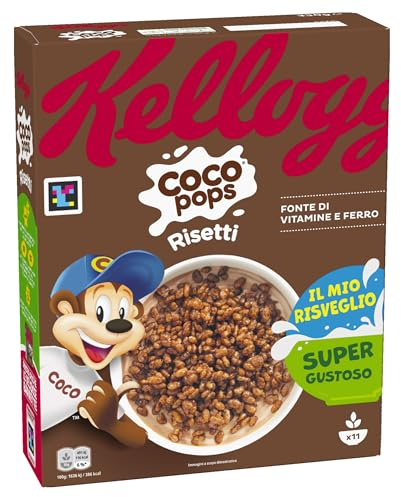 Kellogg's Cereali Coco Pops Risetti, 330g