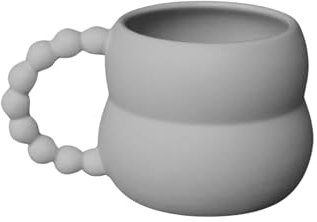 Tasse à café en céramique de 250ml au design scandinave minimaliste, idéale pour cappuccino, latte et thé