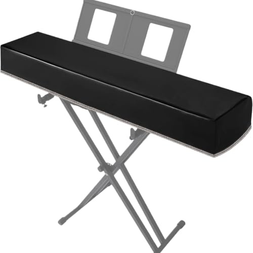 Copertura antipolvere per pianoforte digitale a 88 tasti – Copertura per tastiera in pelle impermeabile per pianoforti elettronici, copertura protettiva in morbida fodera per modelli P-Series