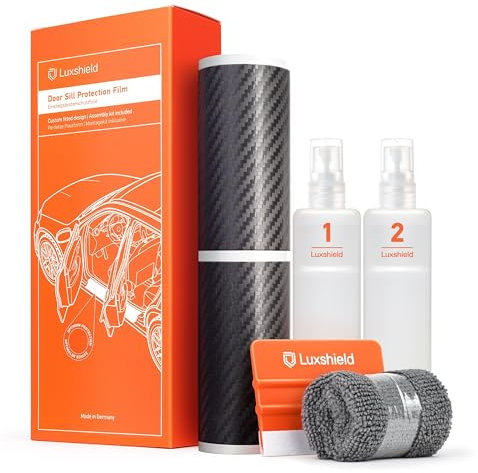 Luxshield Auto Einstiegsleisten Schutz für Cupra Formentor KM7 I 2020-2025 - Schutzfolie Autotür Zubehör Zierleisten Lackschutzfolie Carbon Schwarz