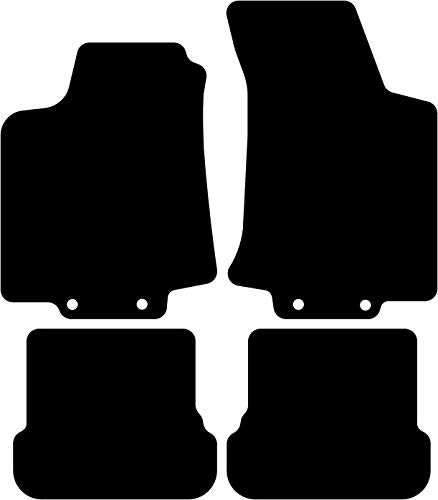 Kovvar Fußmatten passend für Volkswagen Golf 4 1997-2003 Passend zur Ausführung: Cabrio | Befestigungssystem: Clips (mit Öse) | Qualität: Luxury