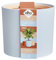 elho Lex Pott Set of 3 - Blumentopf für Innen - 100% Recyceltem Plastik - Ø 11, 13 and 14 cm - Blau/Himmelblau