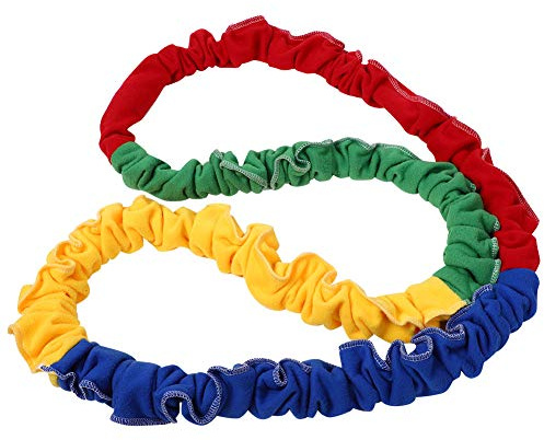 Boxwizard Kids Training Equipment Outdoor Colorful Elastic Tension Rope Pull Cord Sensory Integration for Kindergarten Training Equipment