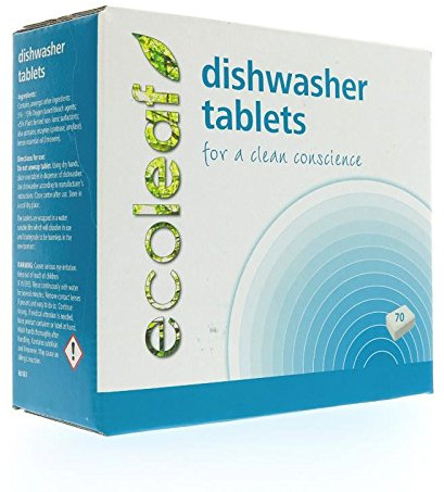 Ecoleaf | Dishwasher Tablets | 2 x 70 tablets