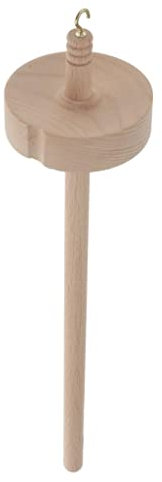 F Fityle Hand-Spindel zum Spinnen von KaschmirKaschmirwolle für Spinnanfänger und Fortgeschrittene