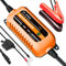 MOTOPOWER Chargeur Automatique 12 V 1000 mA - Entretien de la Batterie - Chargeur de Maintien et désulfateur de Batterie avec Protection de minuterie.