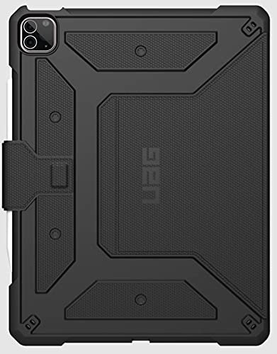 URBAN ARMOR GEAR UAG Johnny Case Metropolis Robuste Schutzhülle für mehrere Betrachtungswinkel, mit Stifthalter, Schwarz