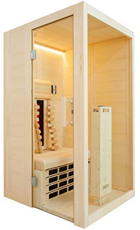 Sentiotec MiniMy 120 Basic Infrarotkabine Infrarotsauna mit Vollspektrumstrahler
