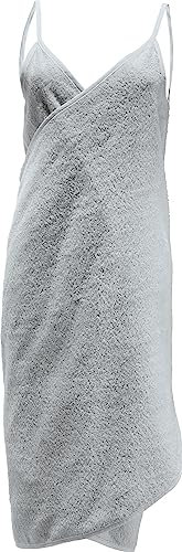 Erwin Müller Strandtuch 2-in-1 Walk-Frottier hellgrau Größe 80x180 cm