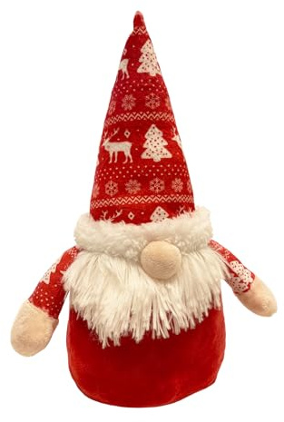 PASSION Fermaporta, Supporto per Porta da 1 kg con Design di Natale, reggilibri in Design scandinavo - Figura di Renna Pupazzo di Neve Babbo Natale Orso per Collezionisti (Babbo Natale 2)