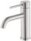 Soft Collection Sienna Bathroom Basin Mixer Tap, Premium Improved Quality with Hot & Cold Controls, Leak Resistant, 1 Hole Deck Mount Taps UK Standard, Ideal for Cloakroom & Washroom (Brush Nickel)