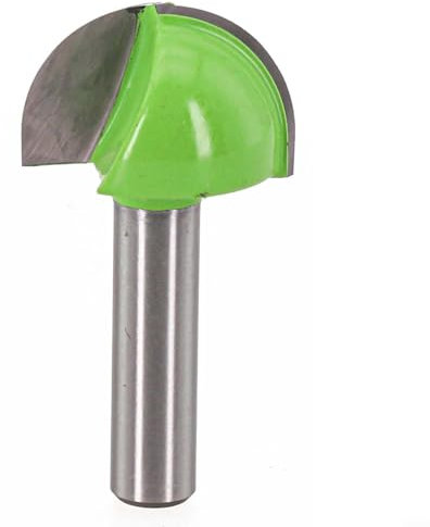 Fraise à bout sphérique de 8 mm de qualité professionnelle pour bois, MDF et contreplaqué (8 x 25)