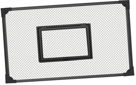 Aquarium Lid Mesh Net Cover - DIY Self Assembly Anti Jumping Fish Tank Top Protective Screen for Rectangular Aquariums Easy to Set up Accessories- 60x30cm