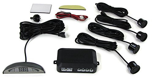 Carparts-Online 28010 PDC Park Distance Control återförare parkeringshjälp med LED-display 12 V set