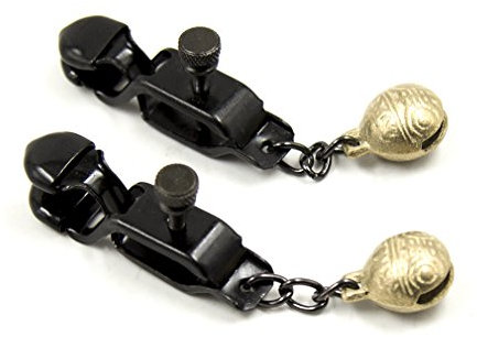 BROWOL Erwachsene Nippelklammern Brustklammern Brust Nippel Klammern Klemmen Nippel Klemmen mit Glocken