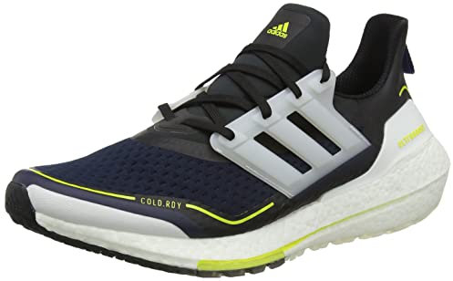 adidas Herren Ultraboost 21 C.rdy Running Shoe, Legend Ink Crystal White Acid Yellow, 36 2/3 EU