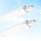 BrightFly LED Feuchtraumleuchte,2er Pack High-Performance 30W 1,2m LED-Lichtleiste Mit IP65-Schutz Und 6500K Lichtfarbe. Perfekt Für Garage, Keller, Werkstatt, Warenhaus Und Bad.
