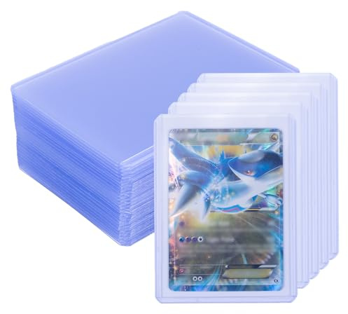 Custodie per carte Set di 30 Custodie per Carte da Collezione Trasparente spessore regolare Card Protectors Adatte per carte sportive,carte collezionabili,MTG,Pokemon Magic