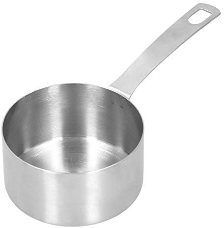 Misurino, Misurino in Acciaio Inossidabile con Bilancia Misurini in Metallo Accessori da Cucina per Ingredienti Secchi e Liquidi (1/3 Tazze)