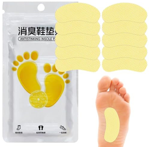 Bohany Autocollants anti-odeurs naturels pour chaussures - Déodorant pour chaussures - Patch désodorisant pour chaussures de sport et chaussures - Solution de fraîcheur - Désodorisant