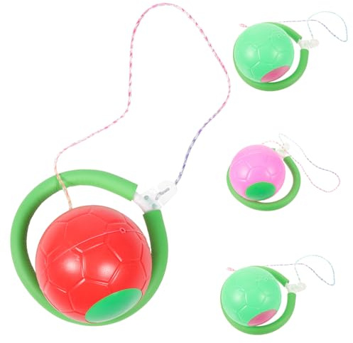 Parliky 4 Piezas Pelotas Saltarinas Juguete de Salto y Baile para Bolas Rebotadoras de Suave con Colores Aleatorios Divertido para Exterior y Ejercicio Color Aleatorio