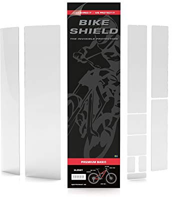 Bikeshield Premium Basic Matt Rahmenschutz-Set für Erwachsene, Unisex, unsichtbar, Medium