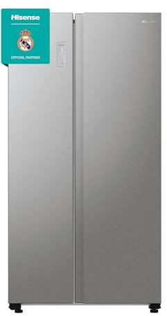Hisense RS711N4ACE- Réfrigérateur côte à côte, Capacité 547 L avec 178,6 cm de hauteur, No Frost, Super Freeze, Alarme porte ouverte