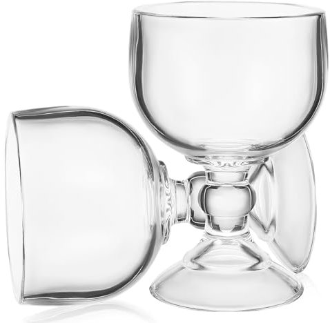 ULTECHNOVO 2piezas Copas De Margarita De Vidrio Copas De Vino Para Fiesta Para Bodas y Bares