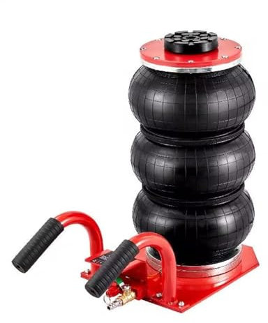 Langjiee Triple Bag Air Jack 3 Ton (6600 Lbs) Capacity Portable Pneumatic Car Jacks Heavy Duty&Quick Lifting For Garage Car Repair