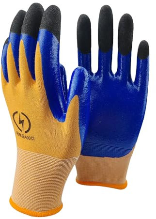 Elektriker Handschuhe,Isolierhandschuhe 400 V,Touch-Screen,Sicherheitshandschuhe,Schutzhandschuhe,Schweißhandschuhe,Gummi-Elektrikerhandschuhe,für Elektriker,Wartungsfachleute Elektrische Wartung