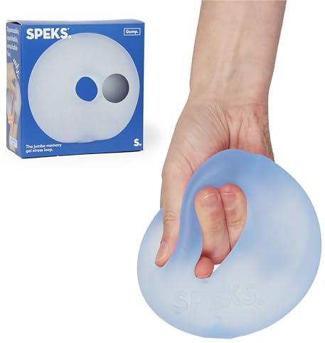 Speks Gump Jumbo Loop Squishy Sensory Balls, Silent Stress Relief Tool